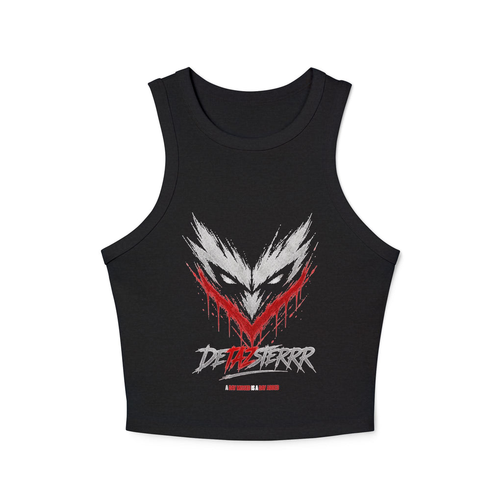 DETAZSTERRR Logo Racer Tank Top