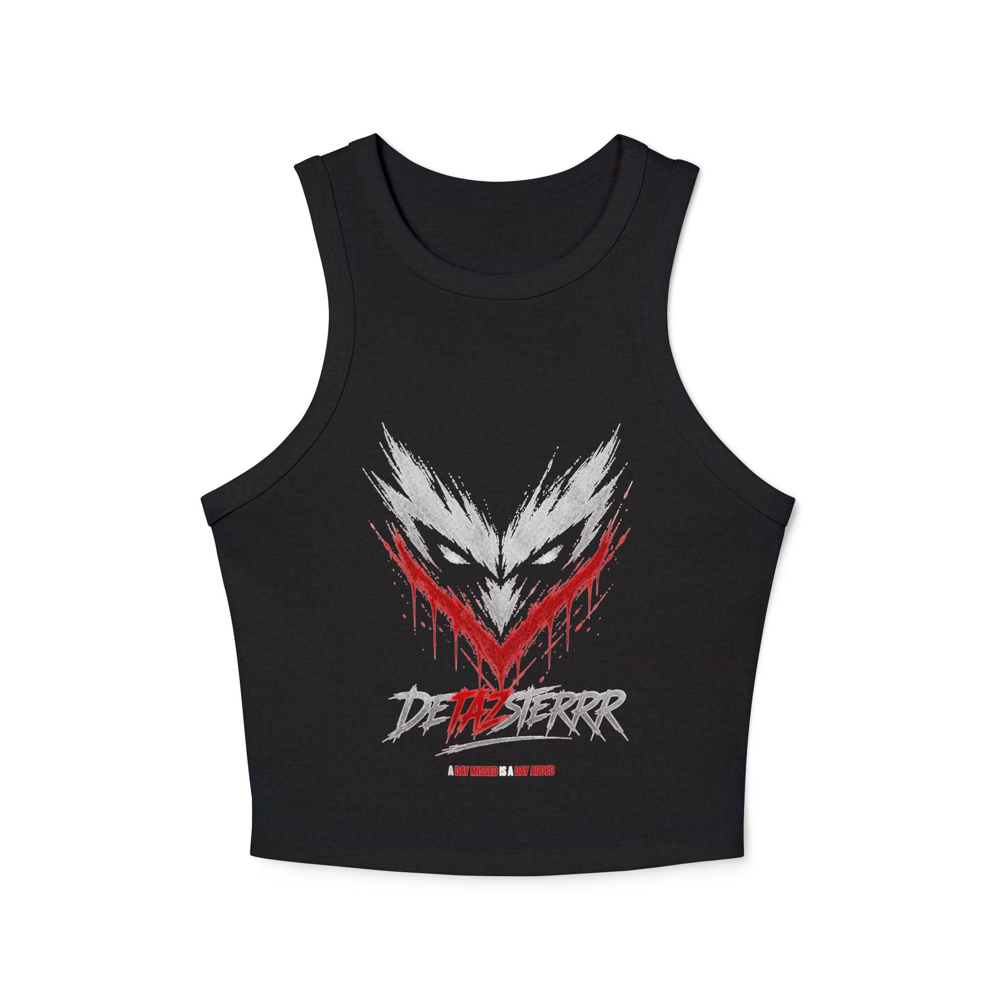 DETAZSTERRR Logo Racer Tank Top